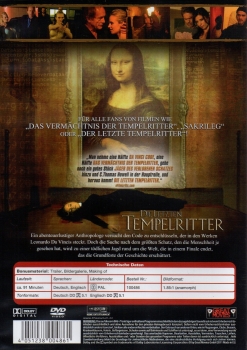 Die letzten Tempelritter und der Schatz des Christentums - Das Geheimnis des grössten Schatzes liegt im wertvollsten Artefakt der Geschichte - (Vermietrecht) - Einzel-DVD - Neu & OVP